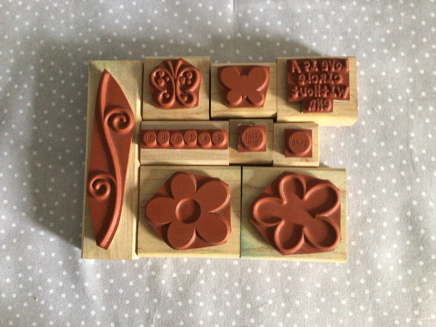 Love without end stamp set, Retired Stampin Up! Two-Step, Cute flower and butterfly!