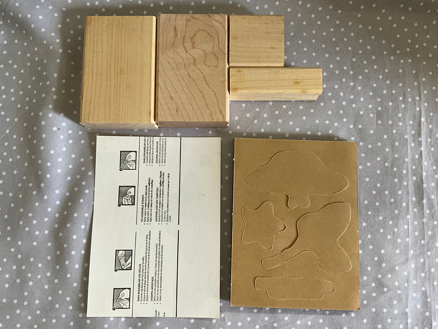 BRAND NEW-Retired Stampin Up! Stamp set God’s Beauty - Set of 4 stamps