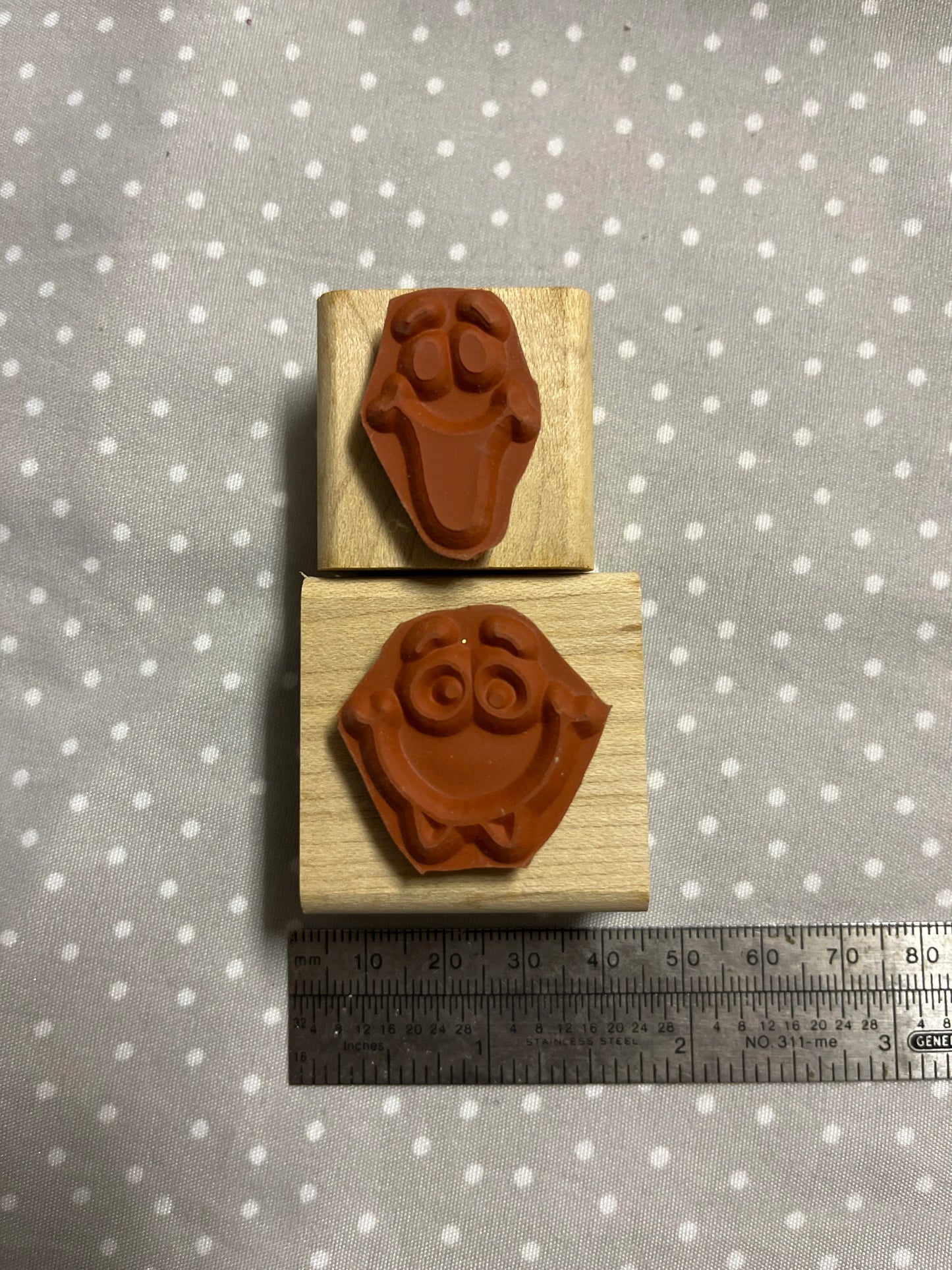 Fun Faces stamp set, Retired Stampin Up 1997, set of 8 stamps.