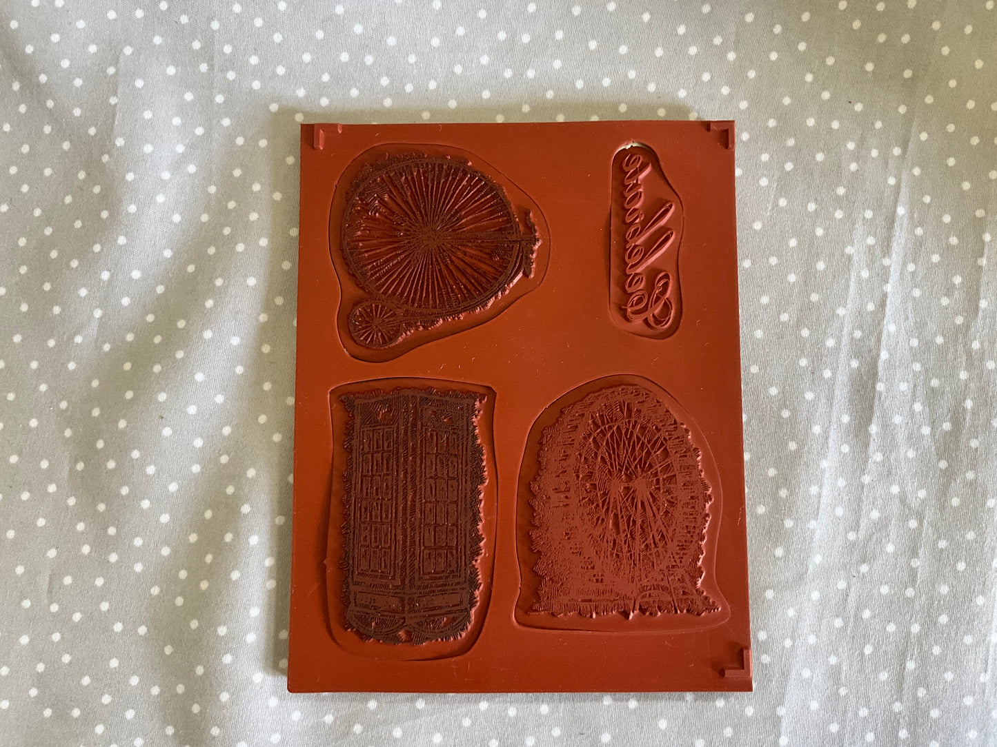 Retired Stampin Up! Stamp set Feeling Sentimental- Set of 4 stamps, SALE-A-BRATION