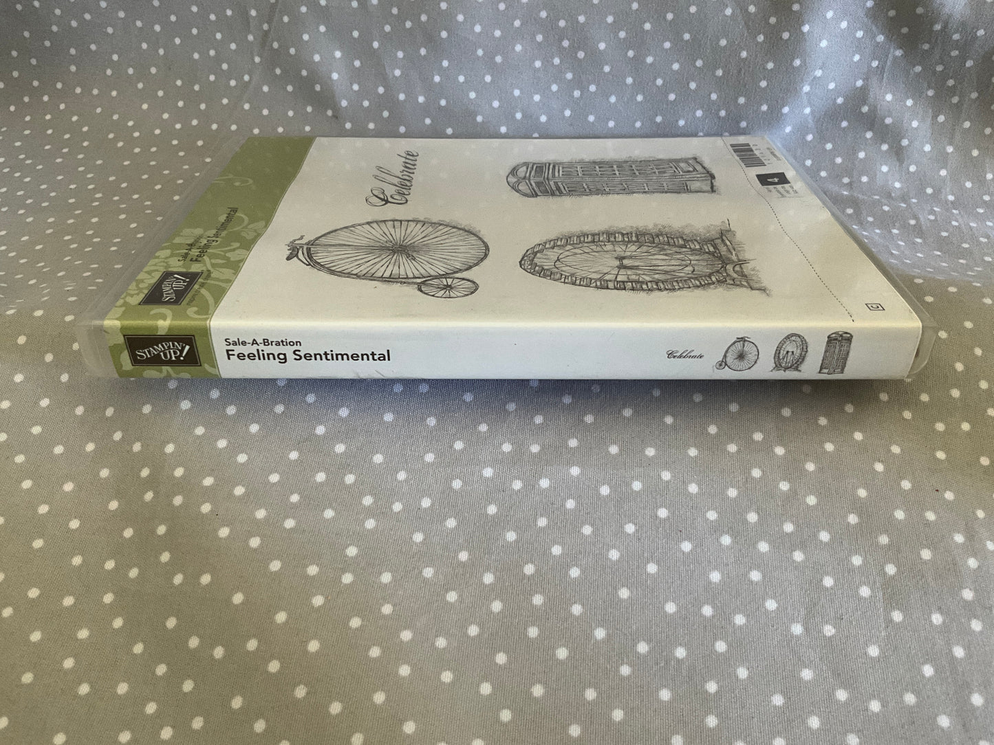 Retired Stampin Up! Stamp set Feeling Sentimental- Set of 4 stamps, SALE-A-BRATION