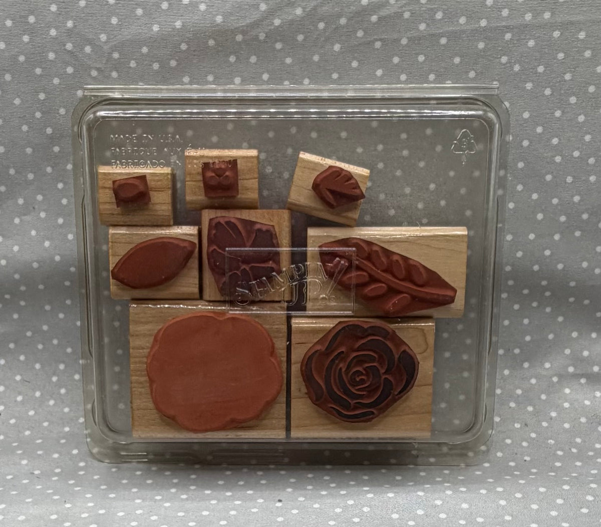 Retired Stampin Up! Stamp set Flashy Florals, Two-Step