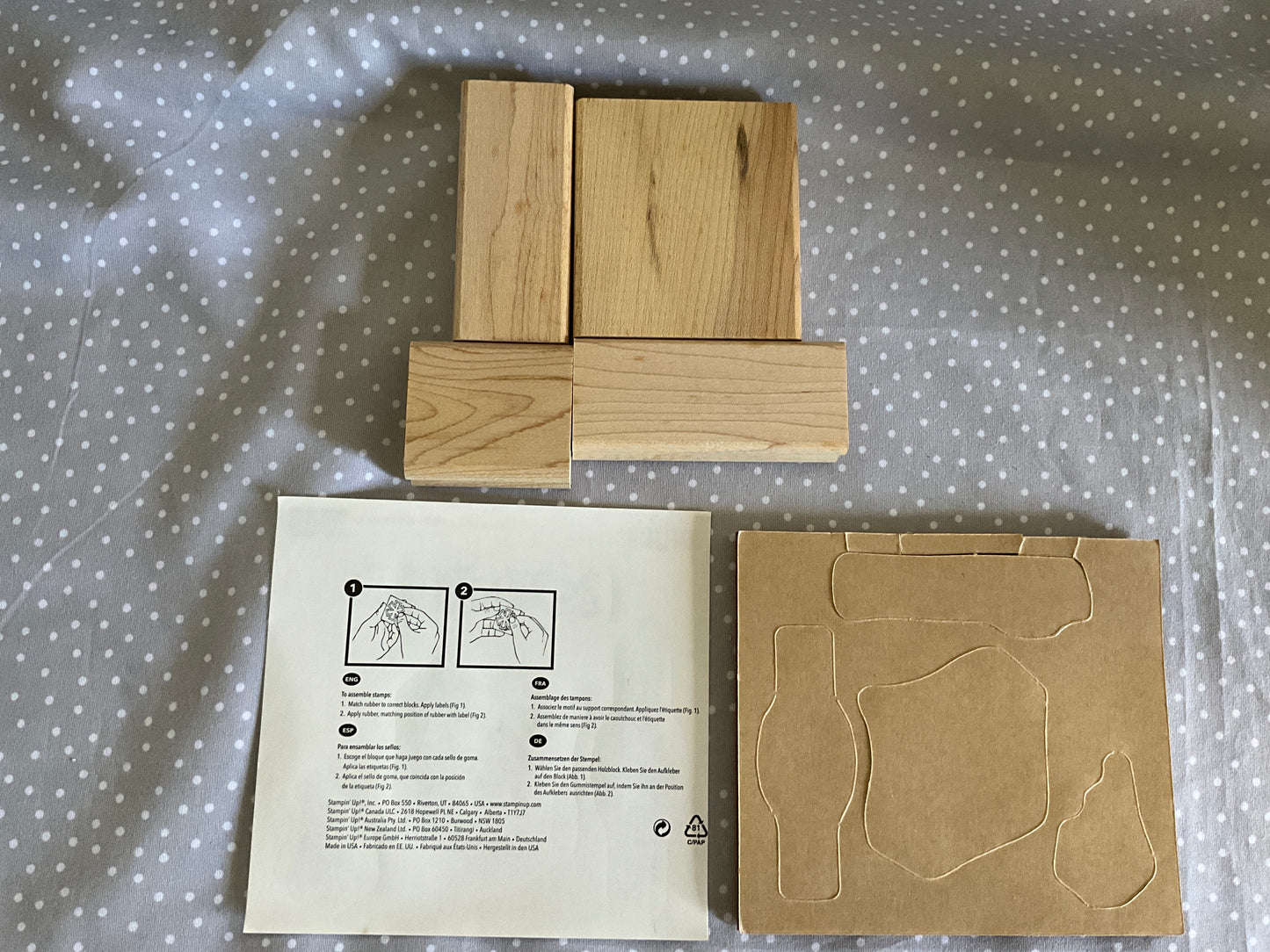 BRAND NEW-Retired Stampin Up! Stamp set Vintage Verse - Set of 4 stamps
