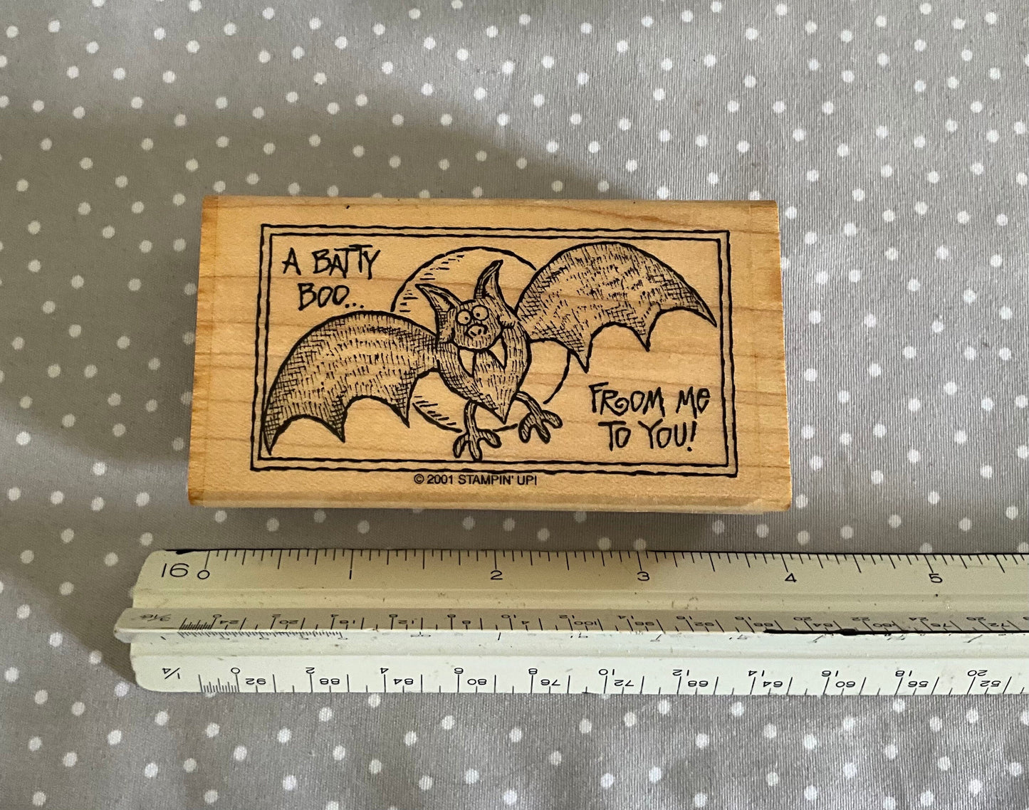 Tricky Treats stamp set, Retired Stampin Up 2001, set of 3 stamps