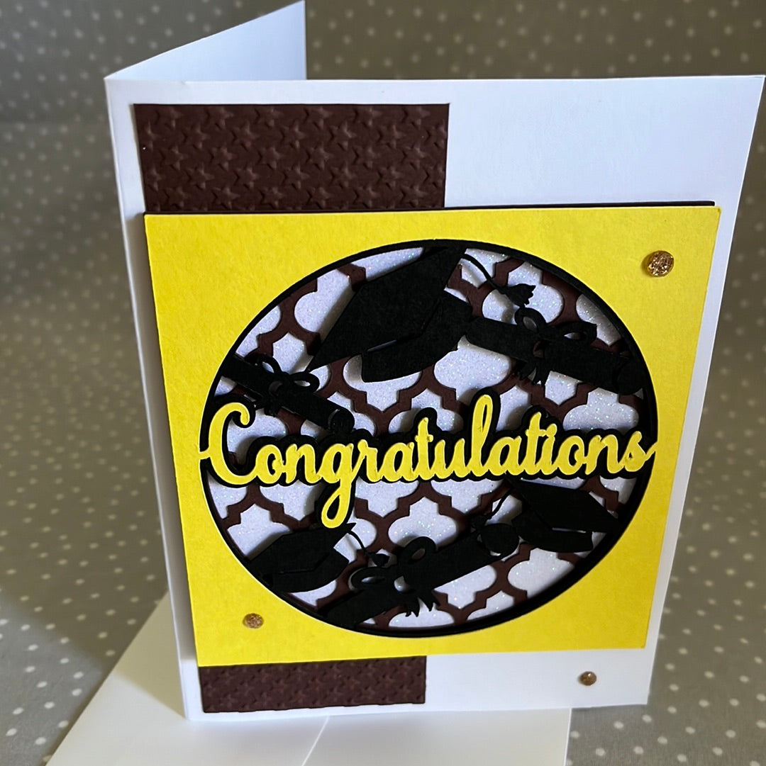Congratulations Graduation Greeting Card, Stampin Up!