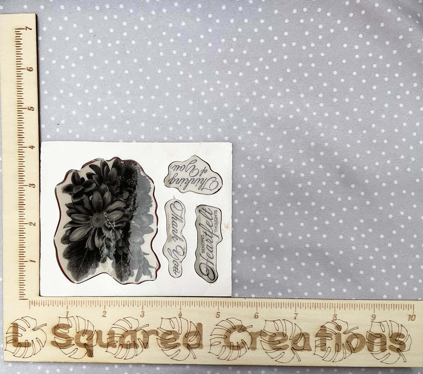Retired Stampin Up! Stamp set Heartfelt Blooms- Set of 4 stamps, Sale-A-Bration