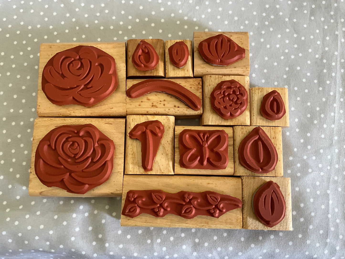 Retired Stampin Up! Stamp set Two-Step Rose Rhapsody