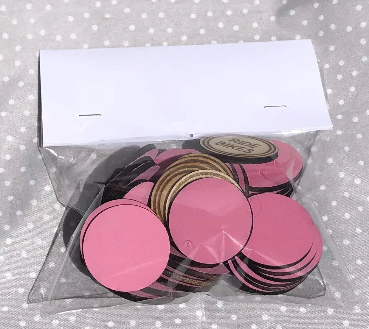Easter Egg Tokens, 40 wooden tokens