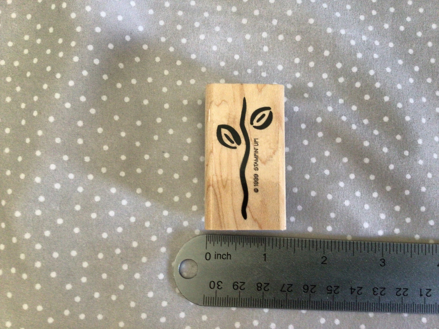 Easter Basket Retired Stampin Up! Stamp set Basket of Blossoms ( Two-Step Stamp)