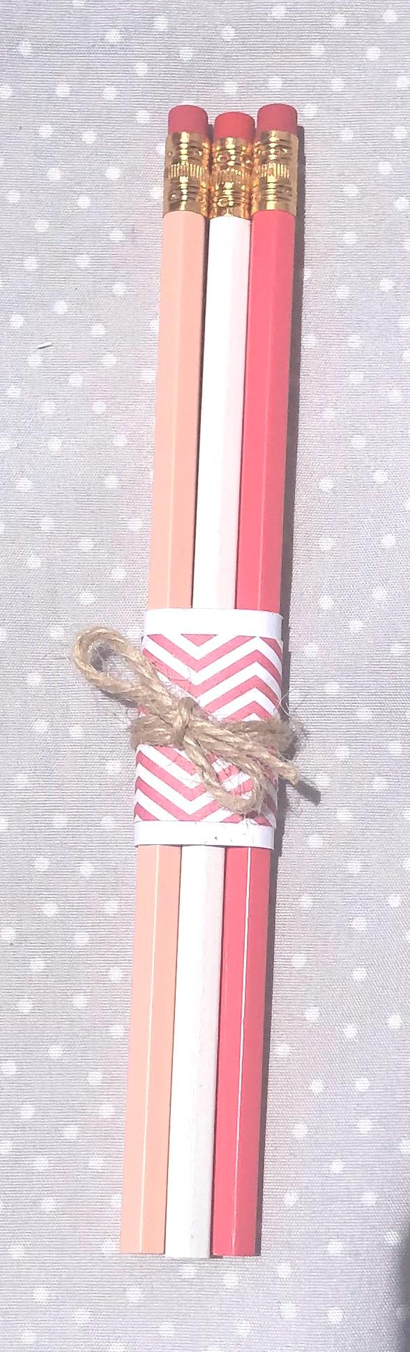 Teacher Appreciation Gift Set, memo pad, clips, keychain and pencils