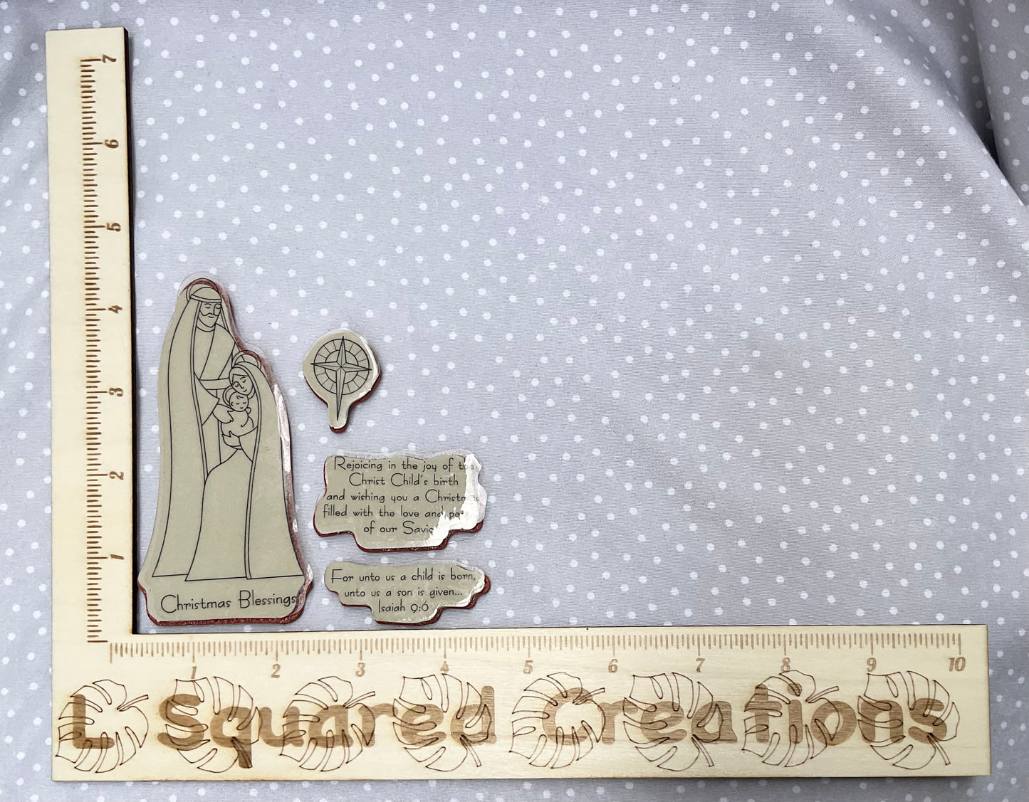 Retired Stampin Up! Stamp set Rejoicing in Christmas- Set of 4 stamps