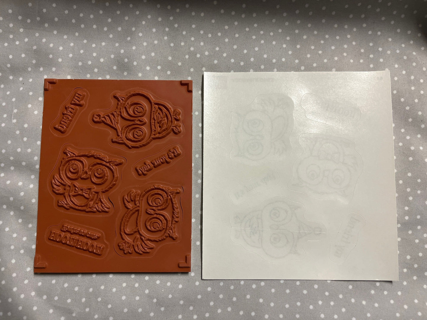 Retired SALE-A-BRATION 2023 Stampin Up! Stamp set Adorable Owls, set of 6