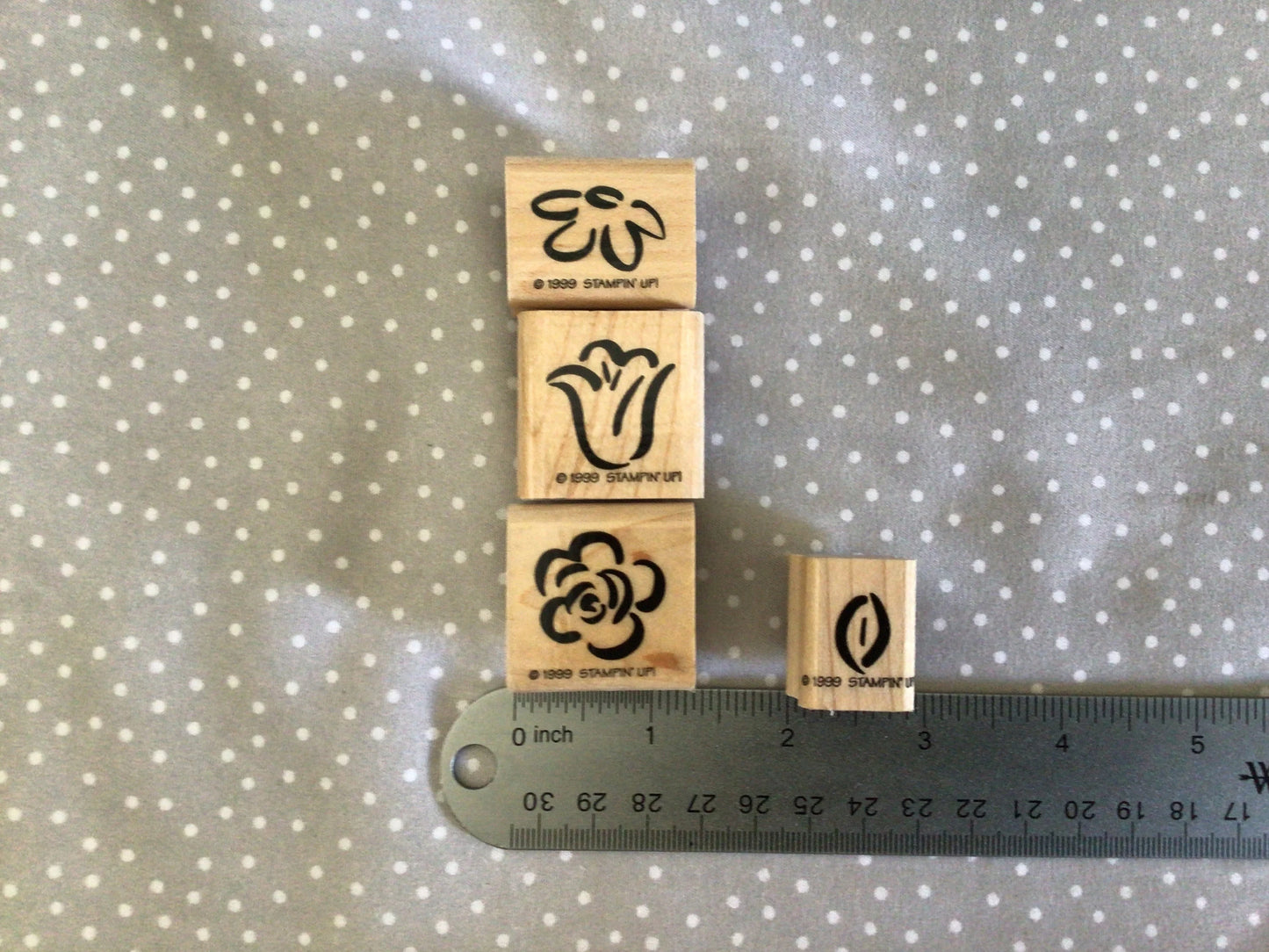 Easter Basket Retired Stampin Up! Stamp set Basket of Blossoms ( Two-Step Stamp)