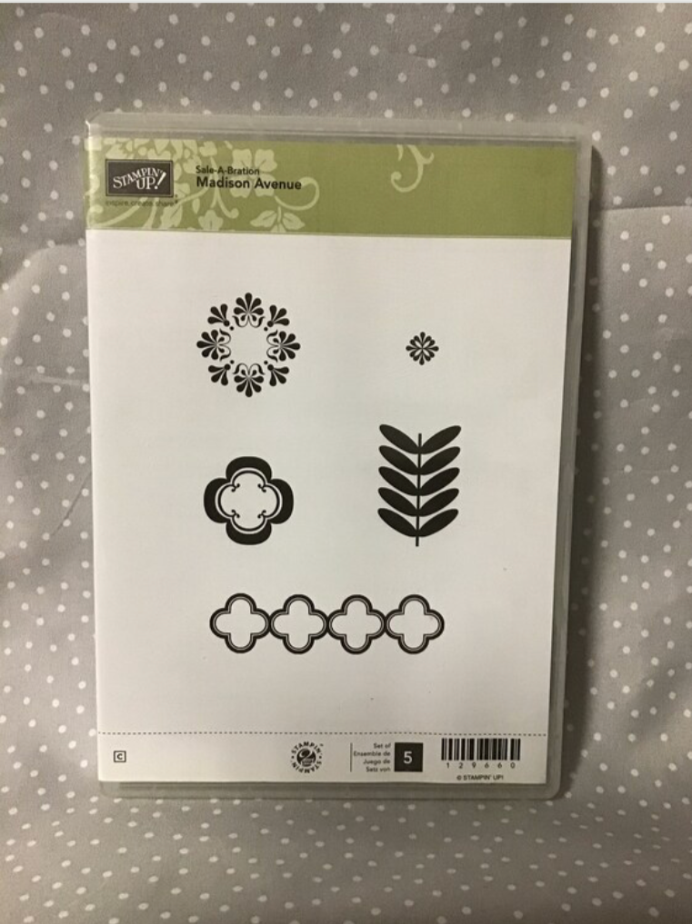 Card Kit All occasion-6 ct. card making kit- DIY- Retired Stampin Up! Stamp set Madison Avenue- Thank You- Happy Birthday- Best Wishes