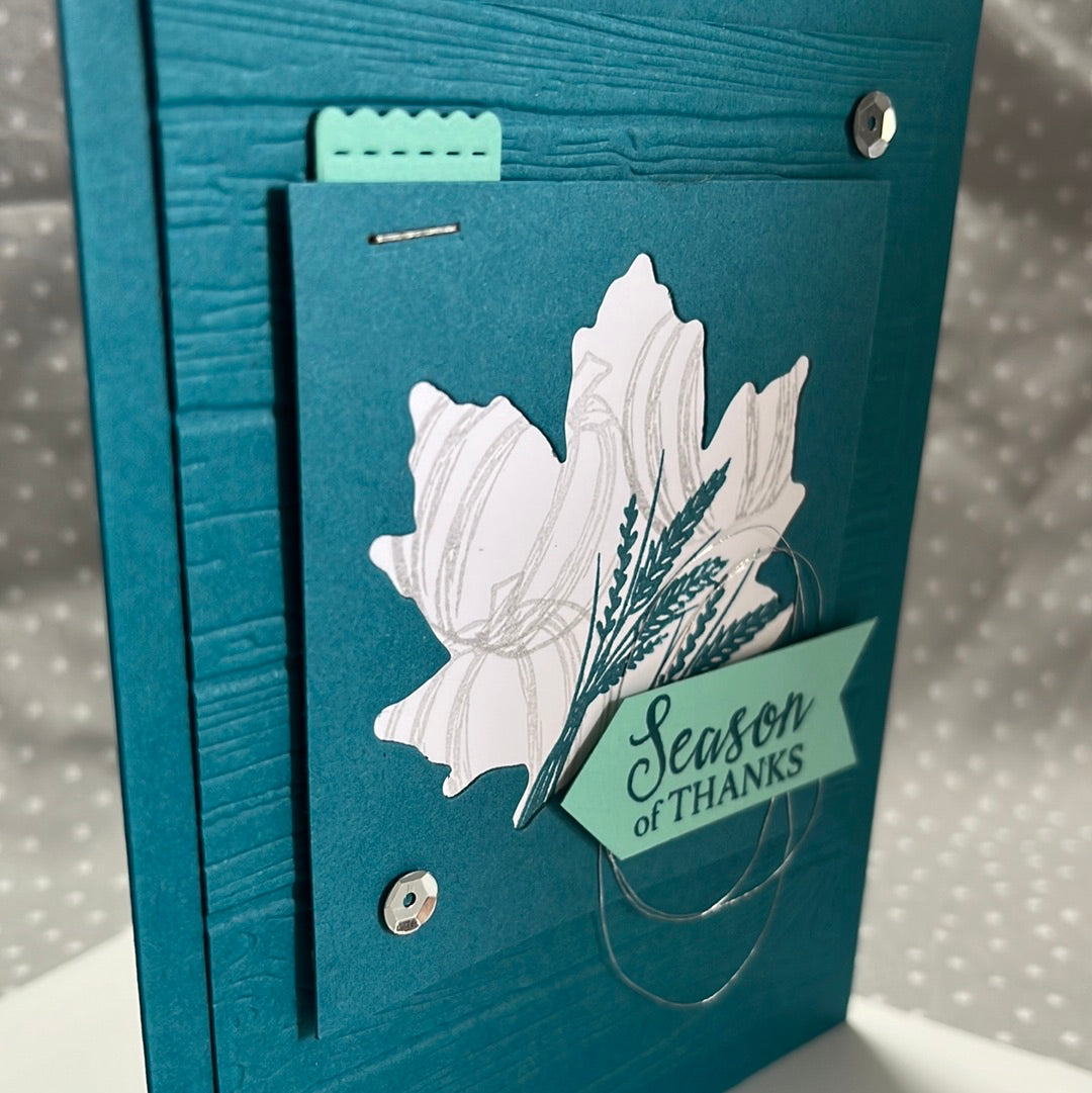Stampin Up! Season of Thanks Card, Thanksgiving Card