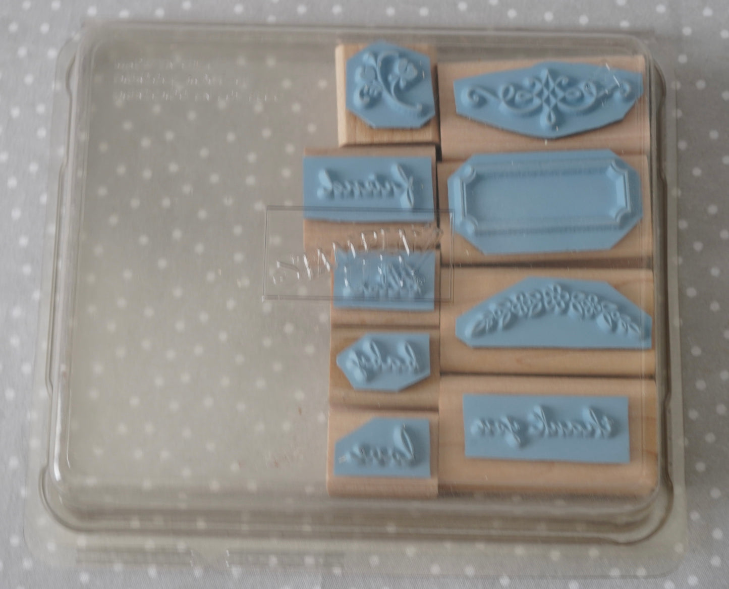 Noteworthy- Retired Stampin Up, set of 9 stamps from 2006