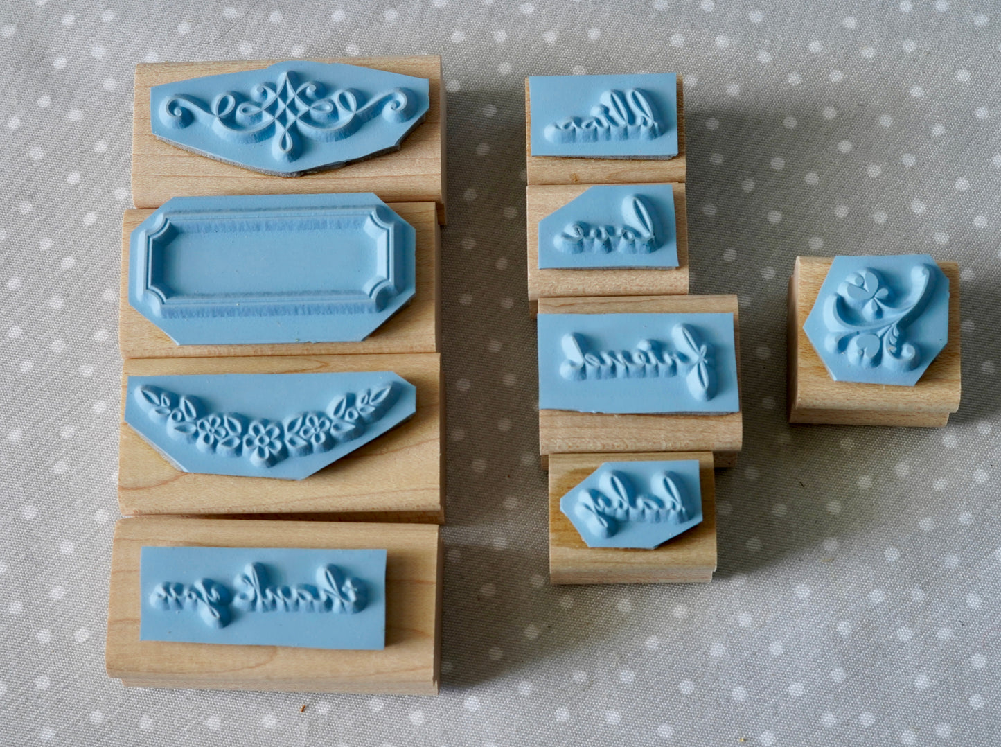Noteworthy- Retired Stampin Up, set of 9 stamps from 2006