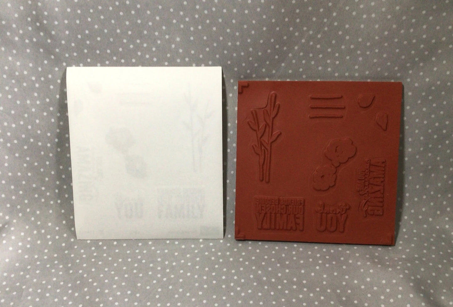 Retired Stampin Up! Stamp set Painted Petals set of 13 stamps/ Set of 2