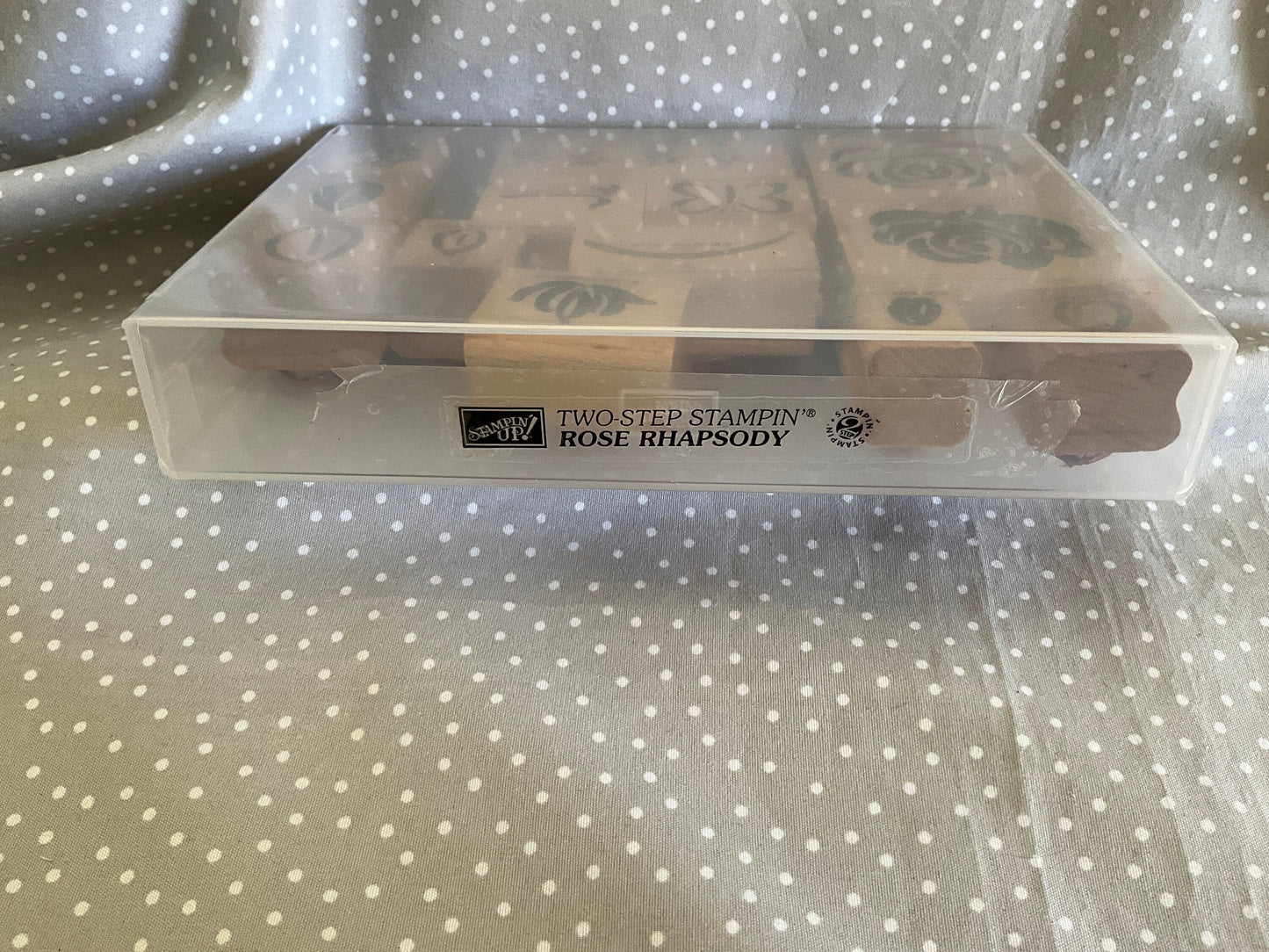Retired Stampin Up! Stamp set Two-Step Rose Rhapsody
