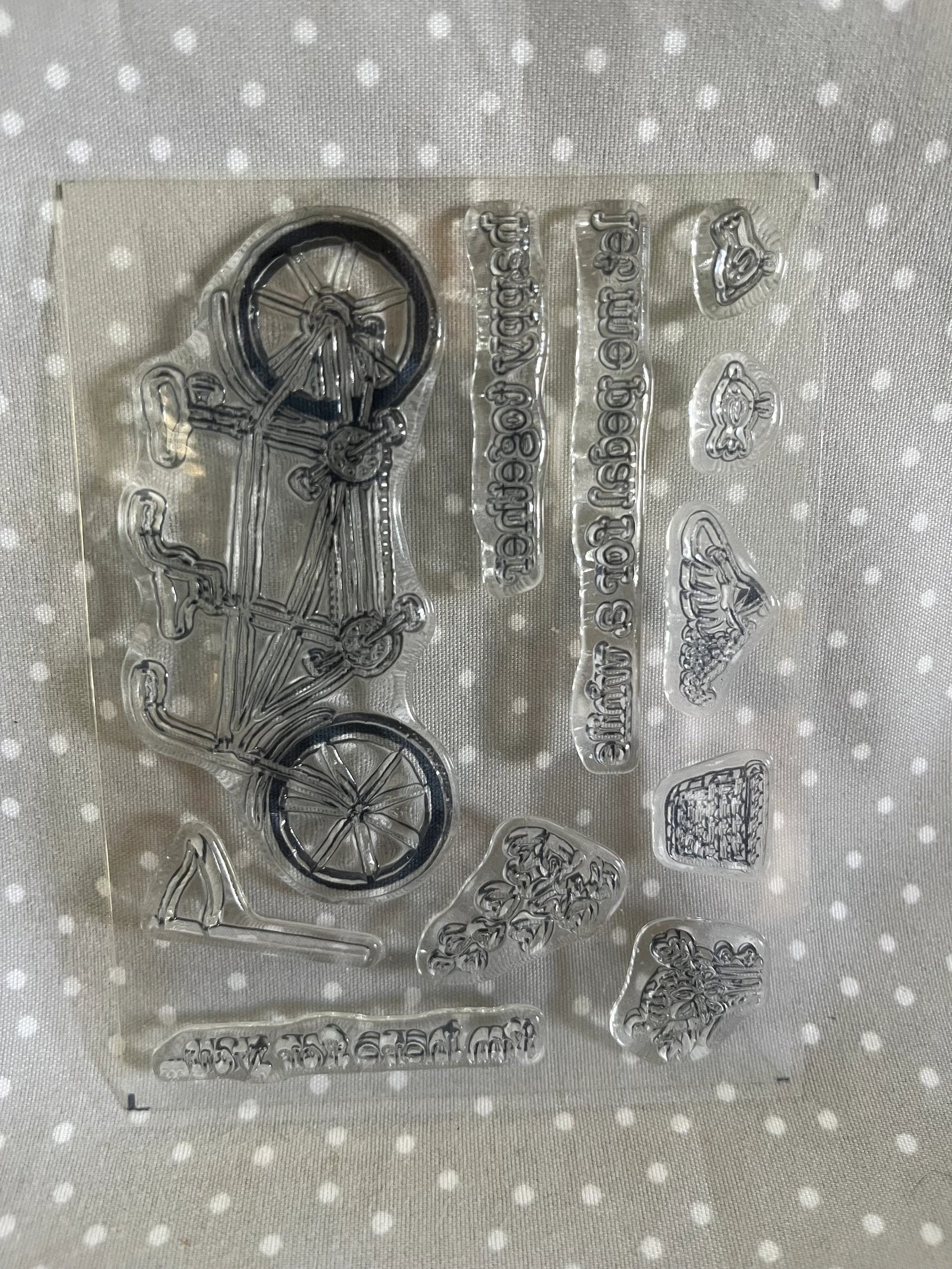 Retired Stampin Up! Stamp set Pedal Pusher! Sale-A-Bration 2016