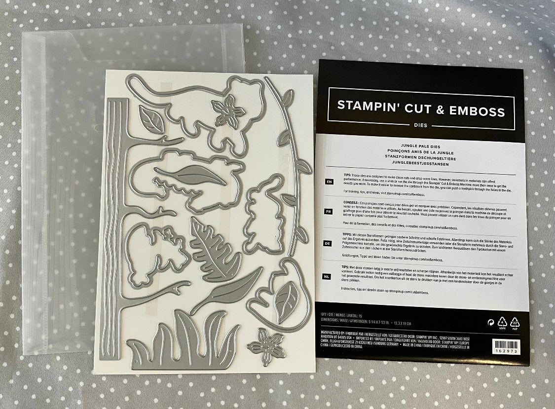 Retired Brand New, SALE-A-BRATION 2024 Stampin Up! Jungle Pals Bundle
