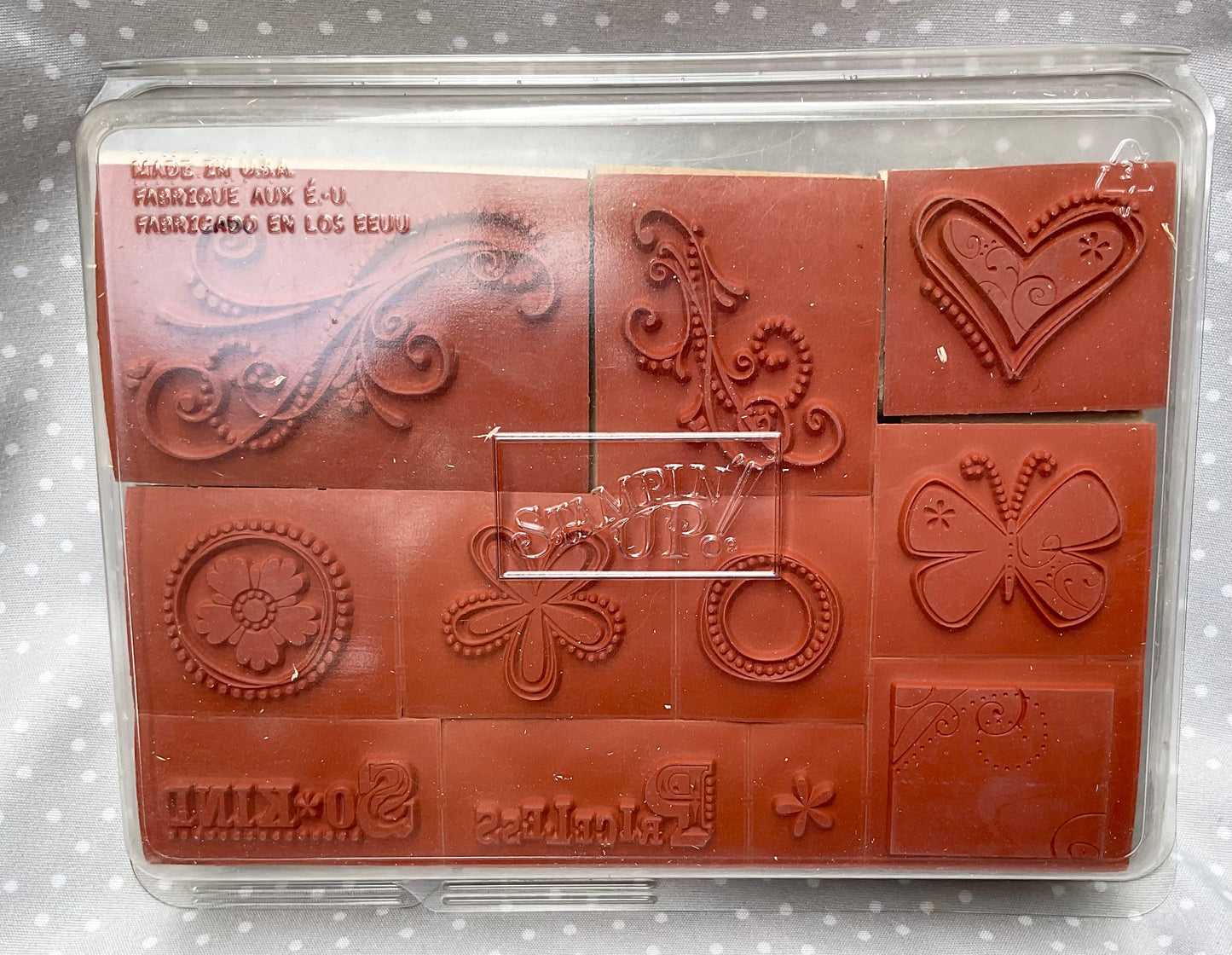 Retired Stampin Up! Stamp set Priceless- Set of 11 stamps