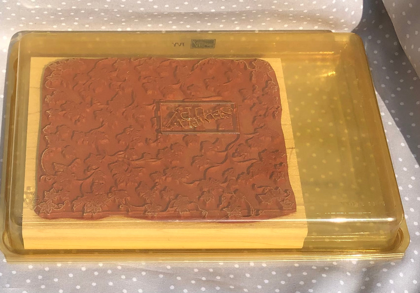 Retired Stampin Up! Stamp set Ivy Background Stamp