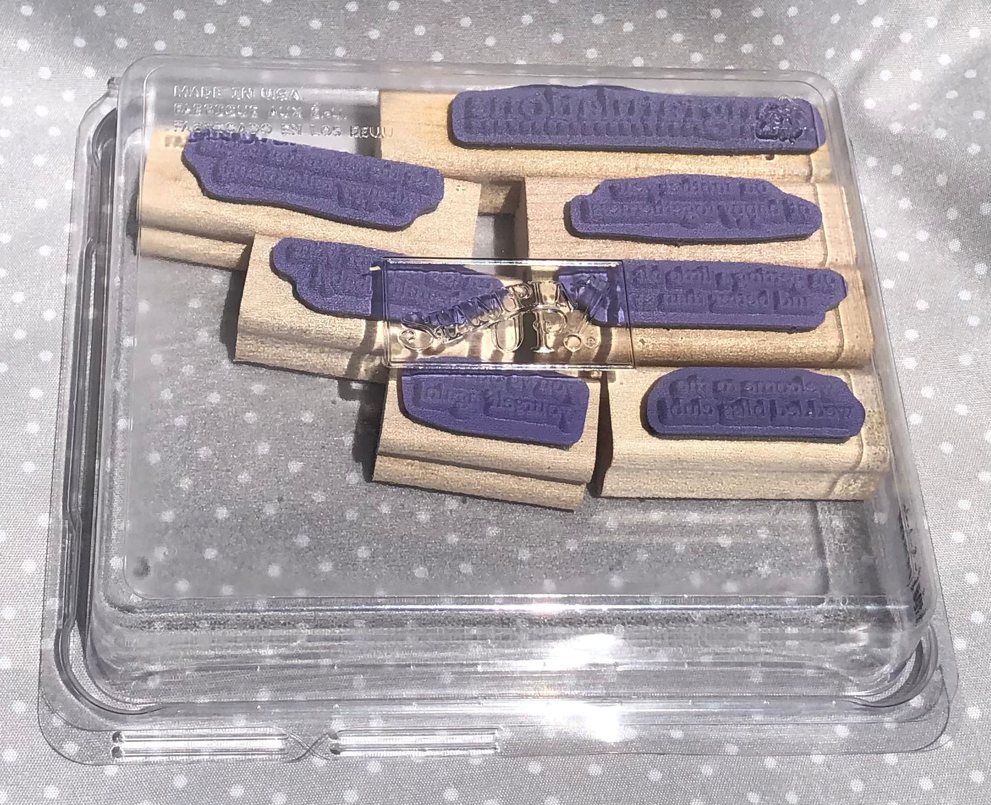 Retired Stampin Up! Stamp set Congrats - Set of 7 stamps