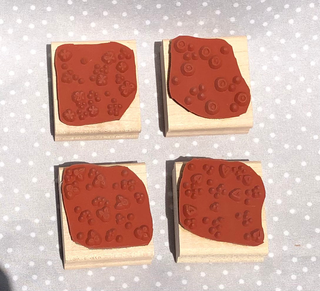 Retired Stampin Up! Stamp set Beyond the Basic - Set of 4 stamps