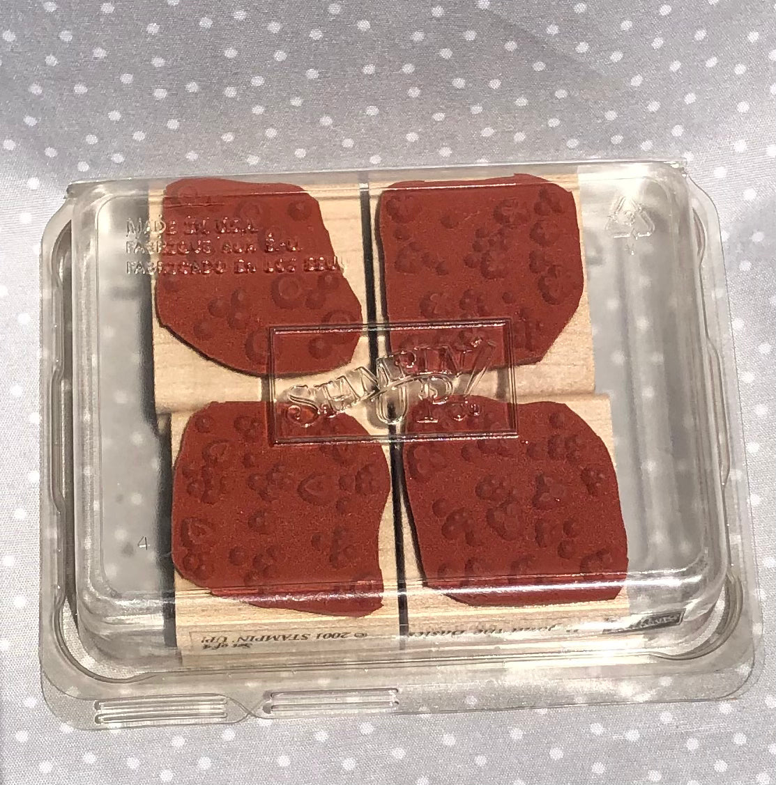 Retired Stampin Up! Stamp set Beyond the Basic - Set of 4 stamps