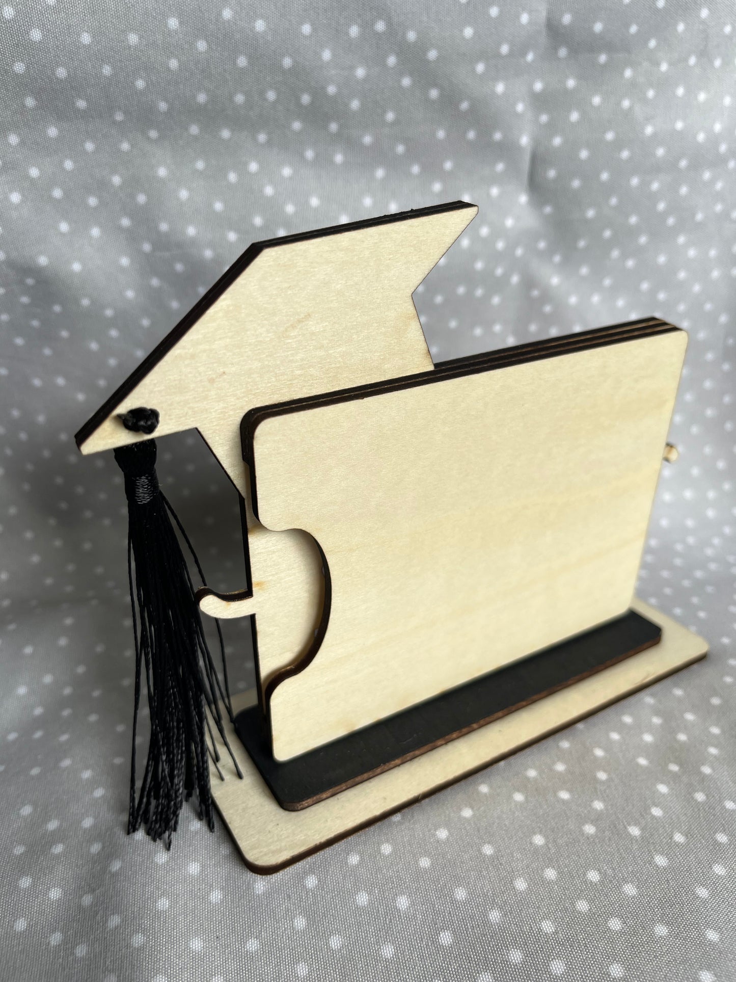 2025 Graduation Gift Card Holder- Congrats! Black with Glitter!