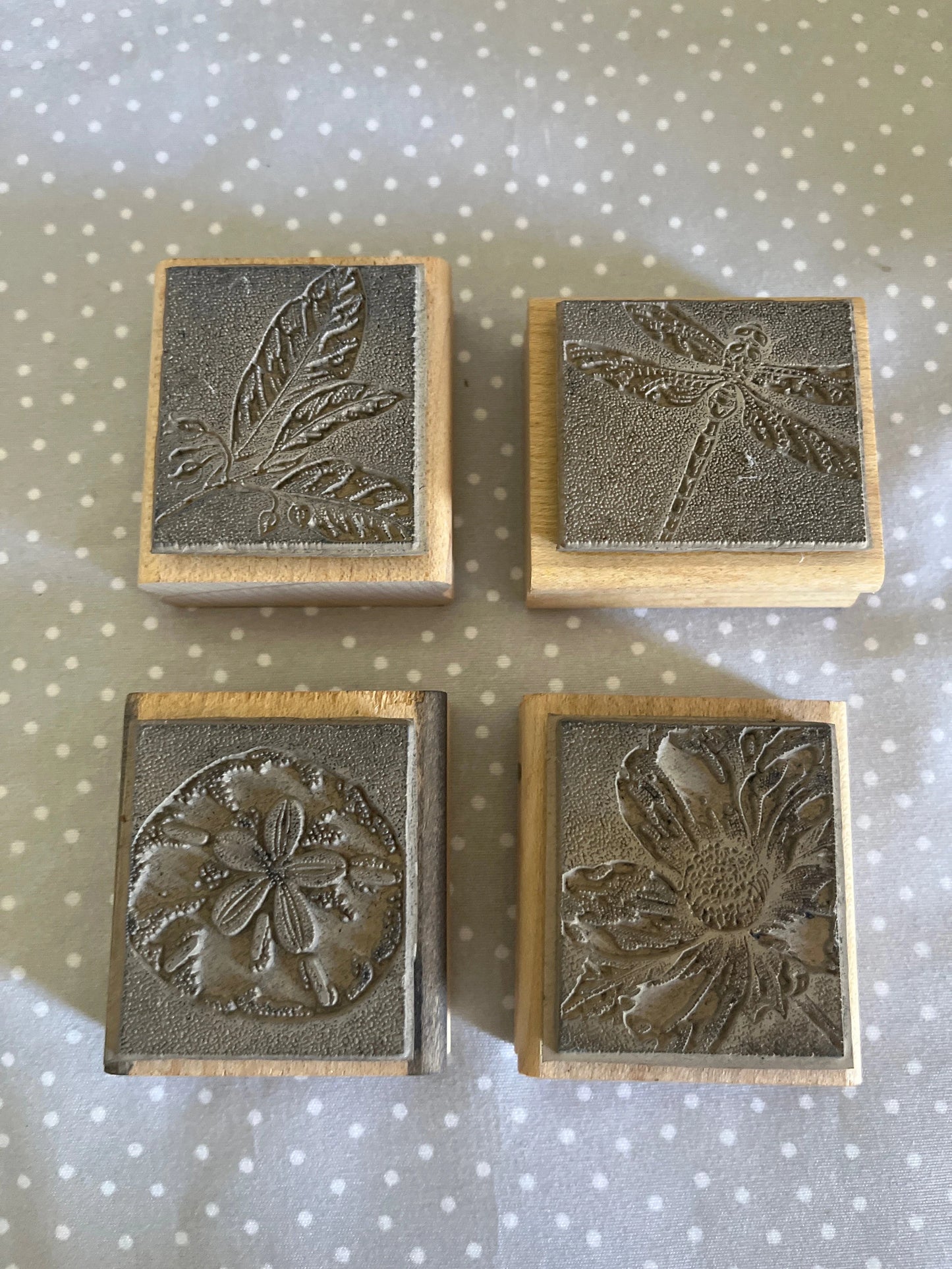 Retired 2002 Stampin Up! Stamp set Nature's Wonders set of 4