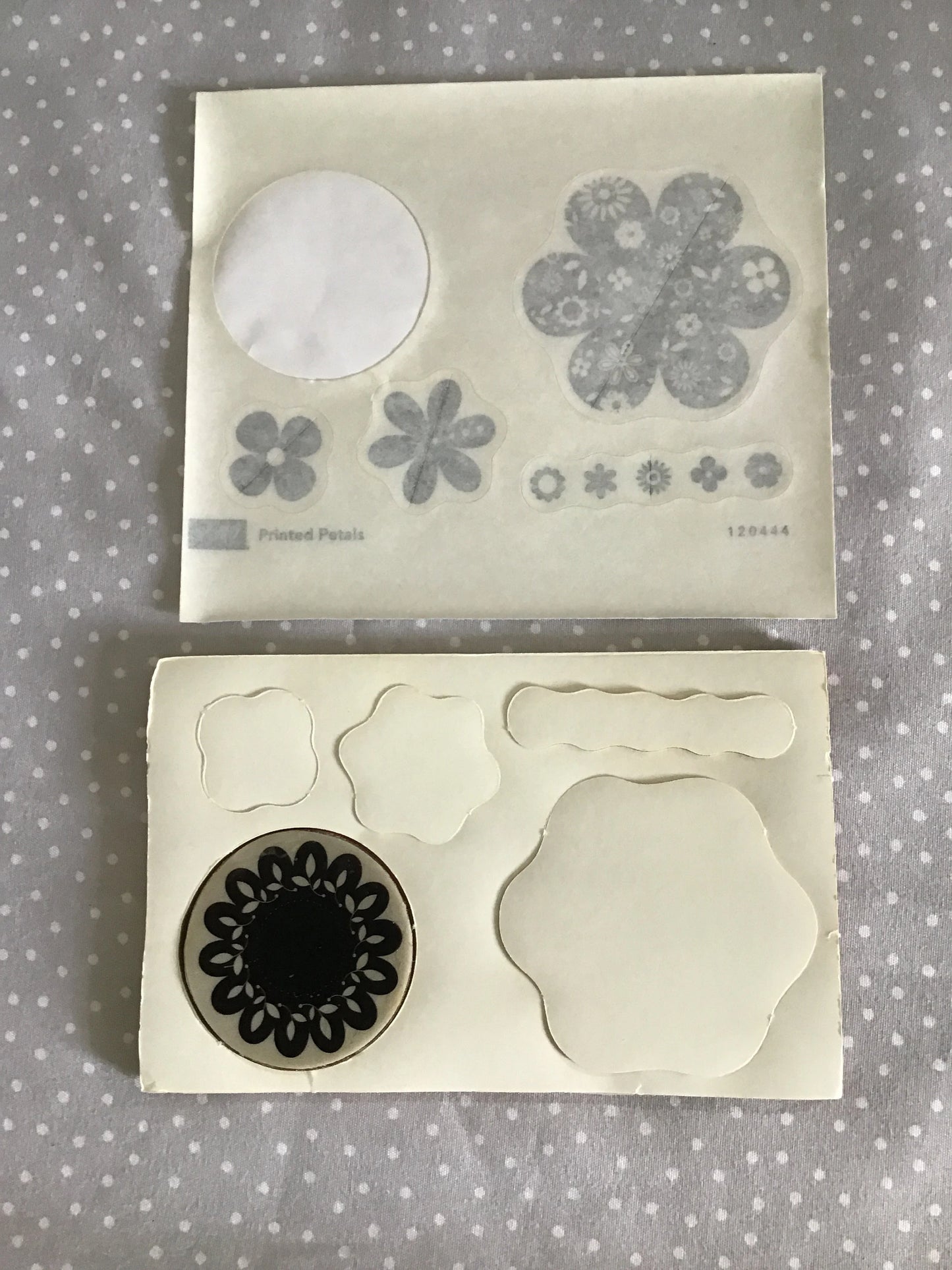 Retired Stampin Up! Stamp set Printed Petals