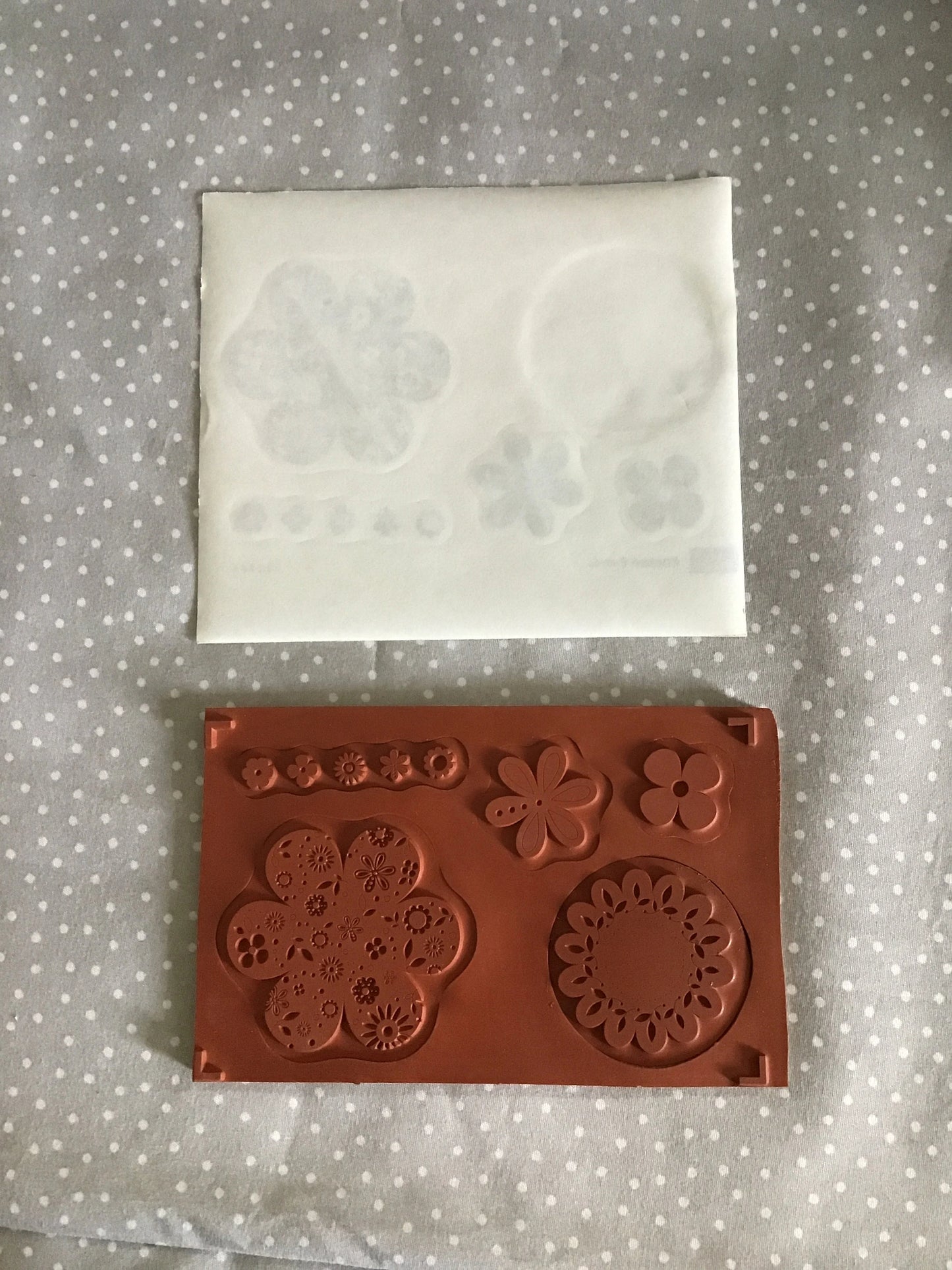 Retired Stampin Up! Stamp set Printed Petals
