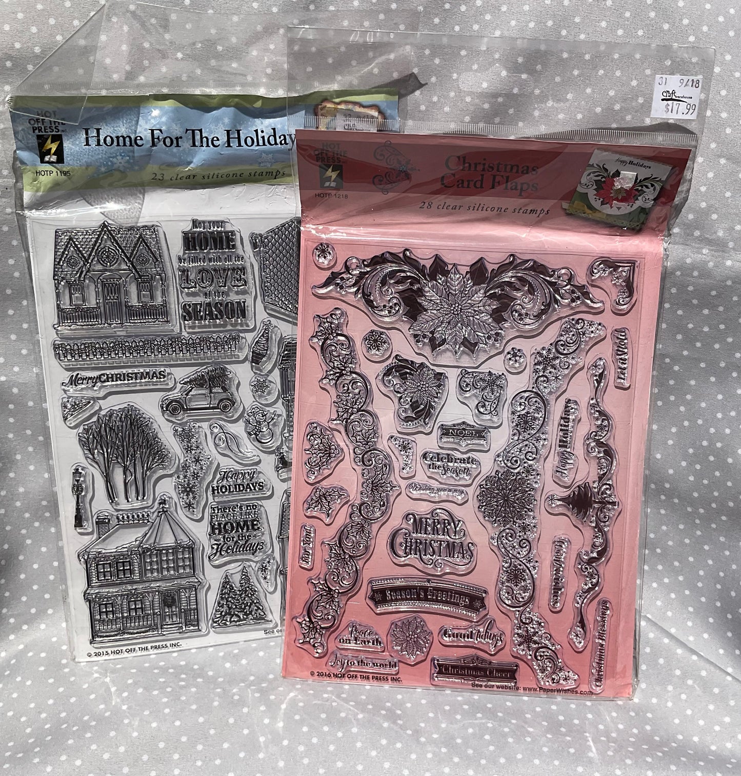 HOT OFF THE PRESS - Christmas Card Flaps, Home For the Holidays
