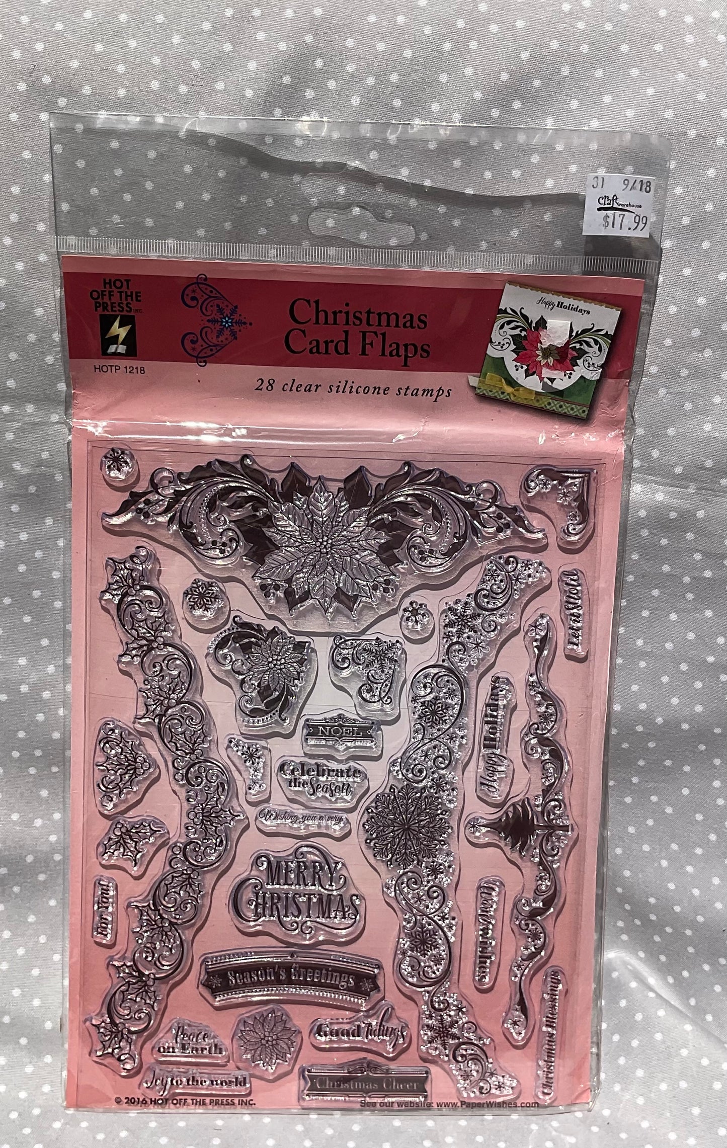 HOT OFF THE PRESS - Christmas Card Flaps, Home For the Holidays