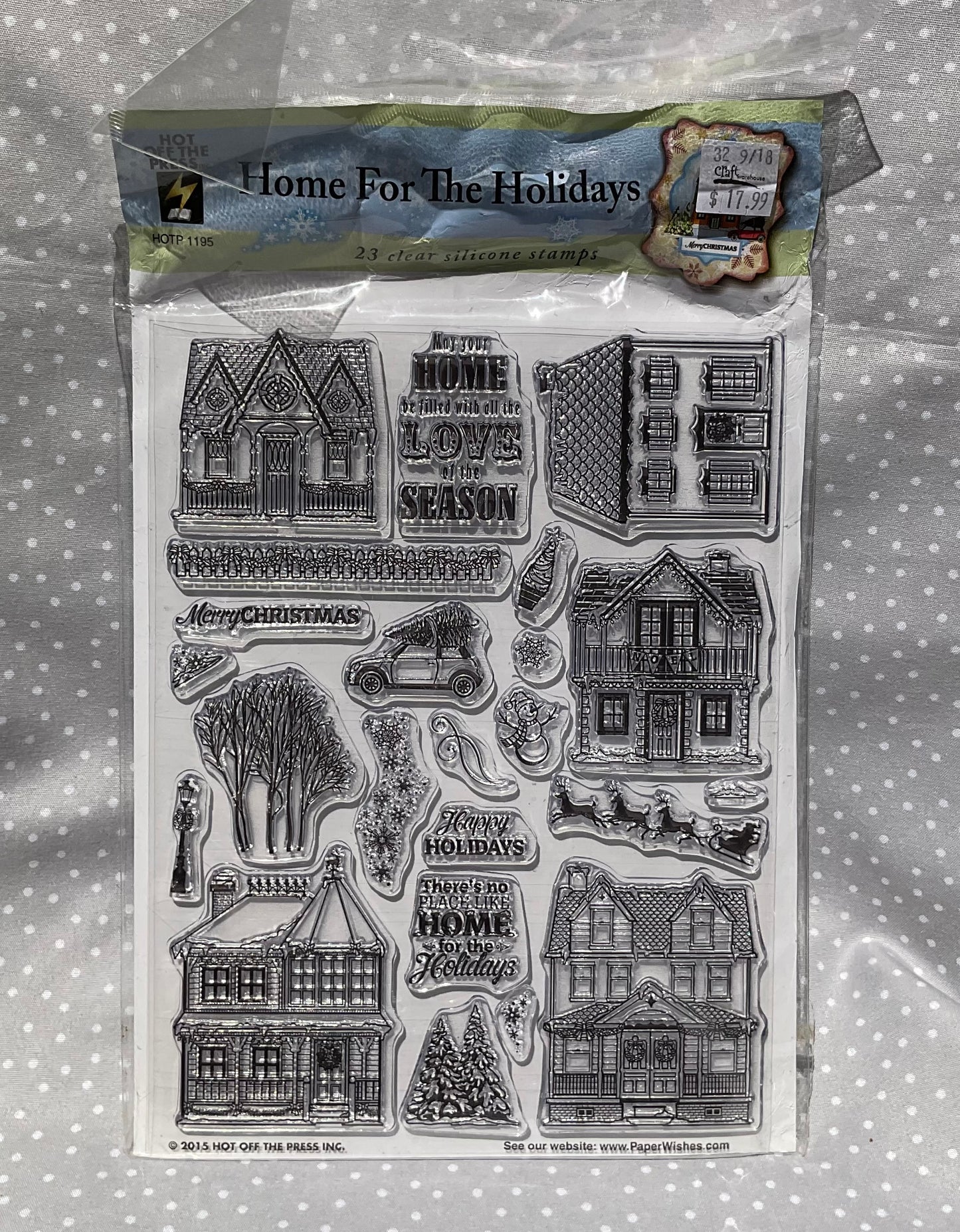 HOT OFF THE PRESS - Christmas Card Flaps, Home For the Holidays