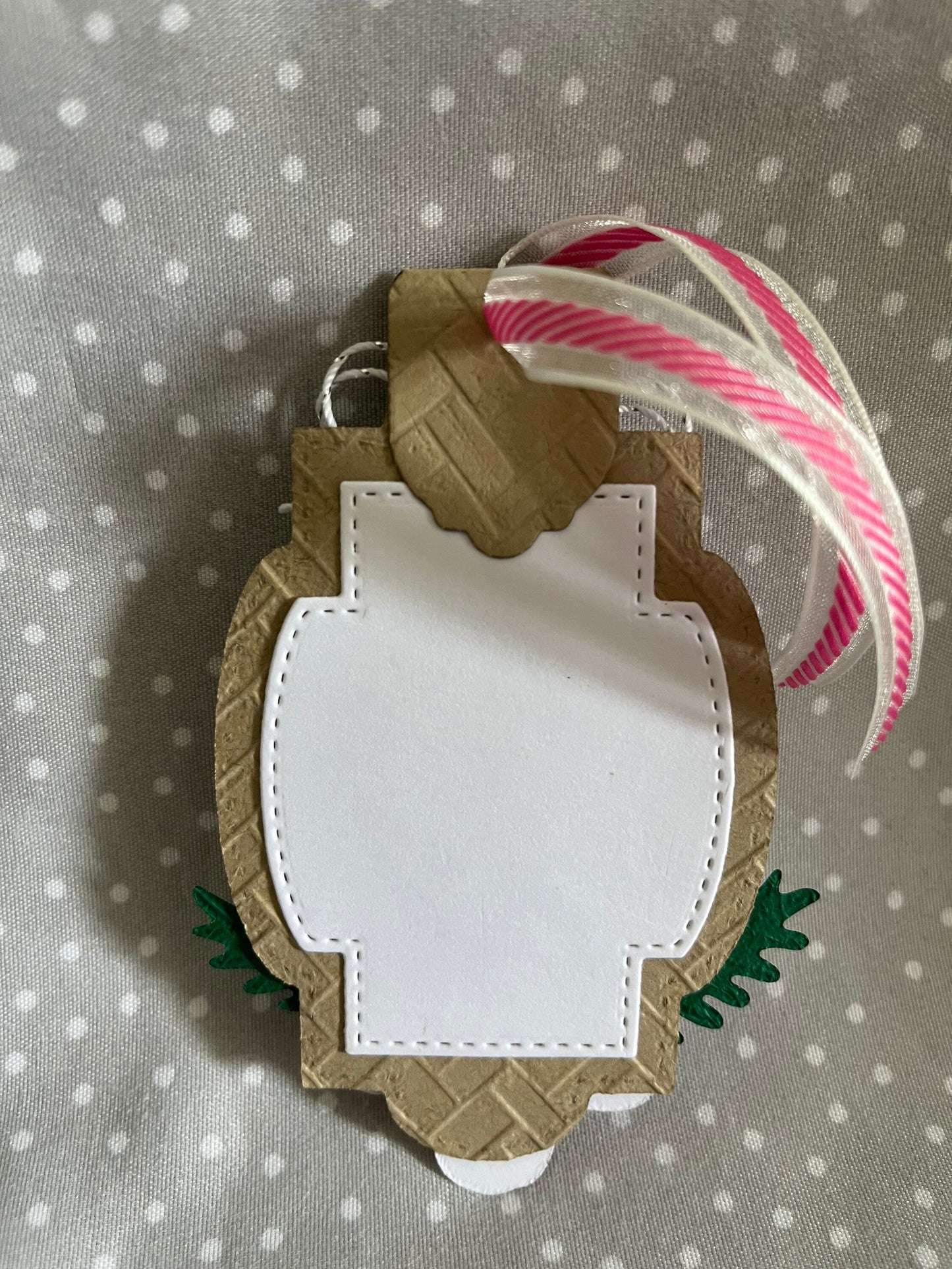 Stampin Up! Cute Plumeria Flower Tag, Pack of 5- To & From tag