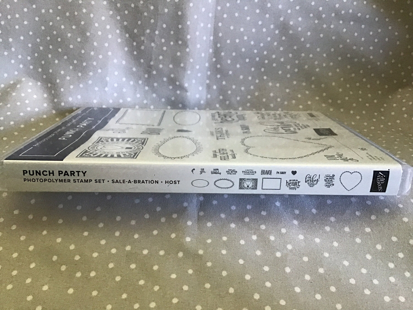 Retired SALE-A-BRATION Stampin Up! Stamp set Punch Party