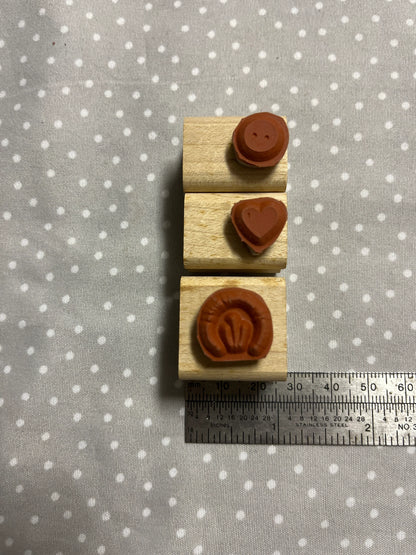 Fun Faces stamp set, Retired Stampin Up 1997, set of 8 stamps.