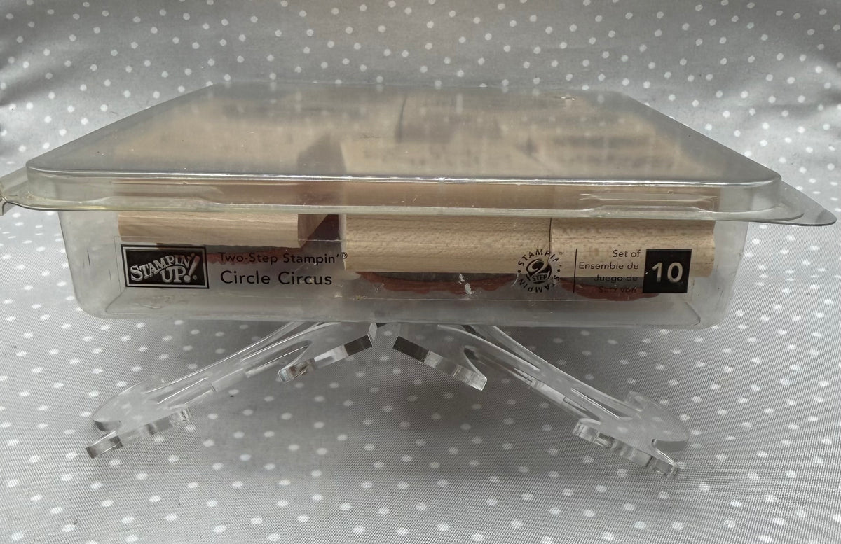 Circle Circus Stamp set, Retired Stampin Up!  Set of 10 stamps