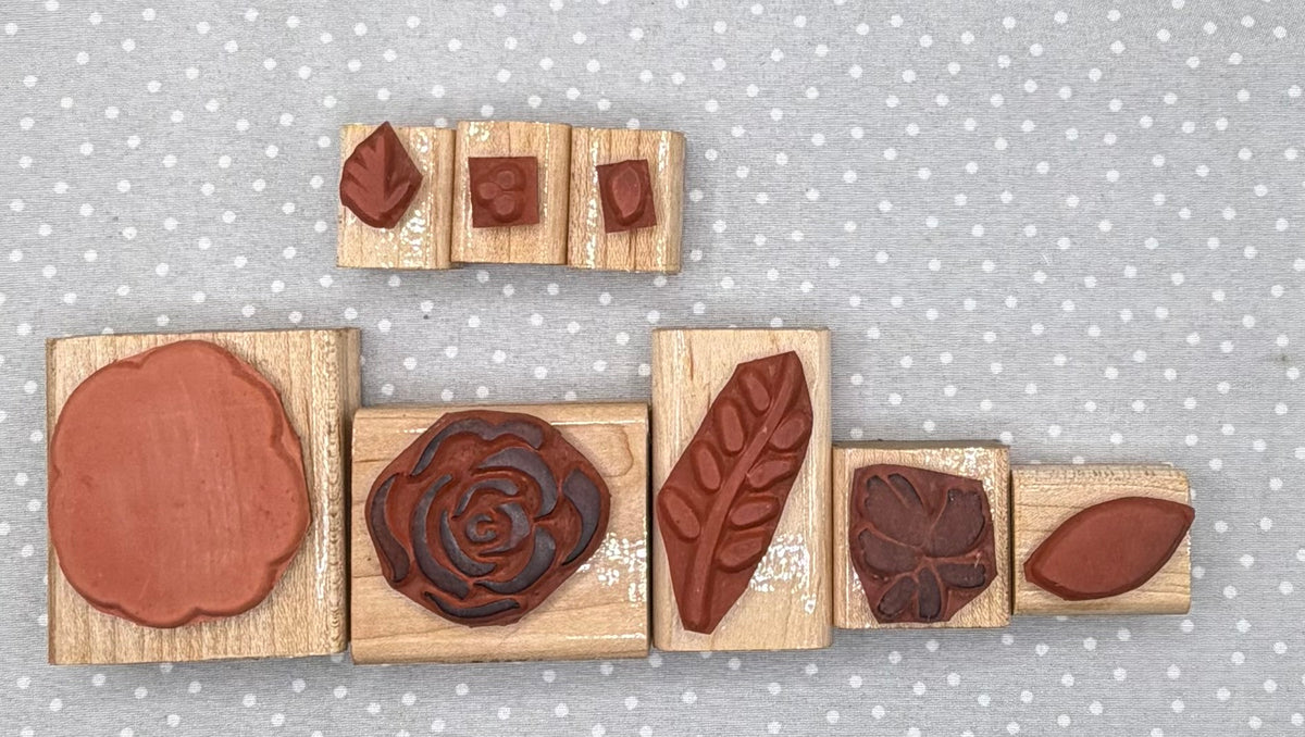 Retired Stampin Up! Stamp set Flashy Florals, Two-Step