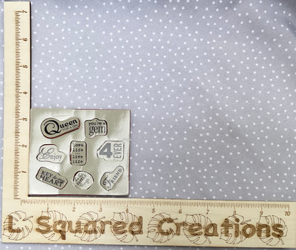 Retired Stampin Up! Stamp set You’re a Gem- Set of 8 stamps