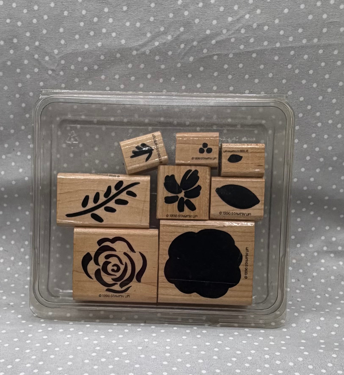Retired Stampin Up! Stamp set Flashy Florals, Two-Step