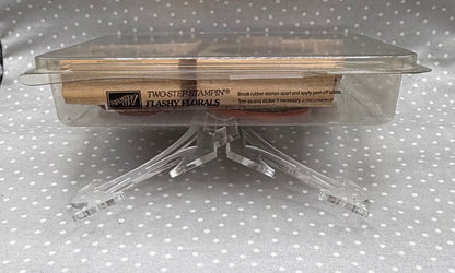 Retired Stampin Up! Stamp set Flashy Florals, Two-Step