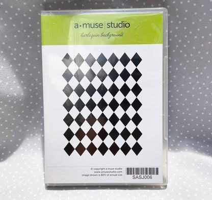A~Muse Studio! Stamp set Harlequin Background