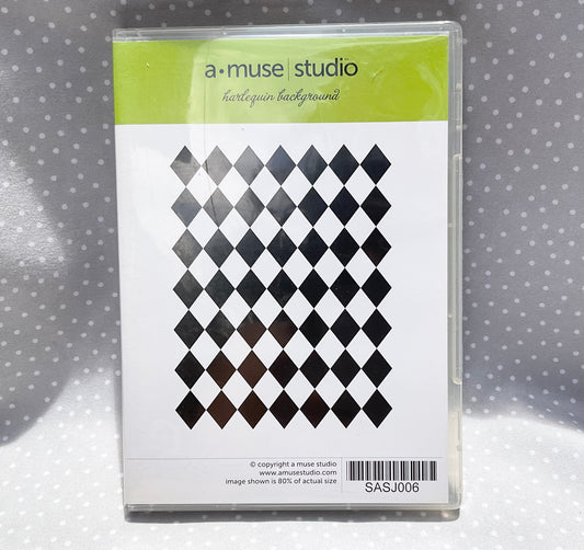 A~Muse Studio! Stamp set Harlequin Background