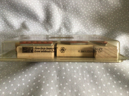 Love without end stamp set, Retired Stampin Up! Two-Step, Cute flower and butterfly!