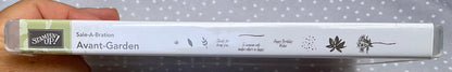 Retired Stampin Up! Stamp set Avant Garden- Set of 10 stamps, Sale-A-Bration