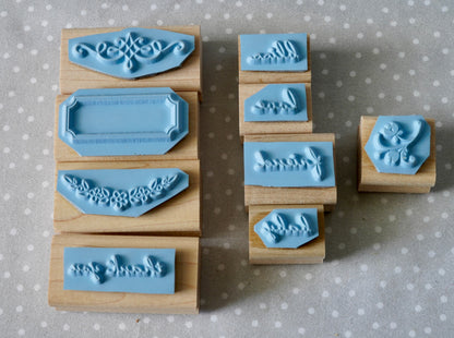 Noteworthy- Retired Stampin Up, set of 9 stamps from 2006
